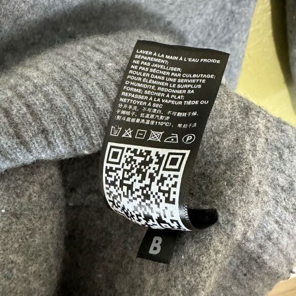 Lafayette 148 Women's XXL Wool Cashmere Pullover Sweater Blue Cozy Minimalist - Picture 5 of 5